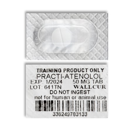 Picture of Clinical Training Medication Practi-Atenolol™ 50 mg per Dose Blister Pack Scored Tablet641TN