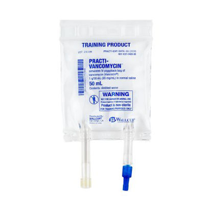 Picture of Clinical Training Medication Practi-Vancomycin™ 50 mL I.V. Bag Distilled Water Liquid231VM