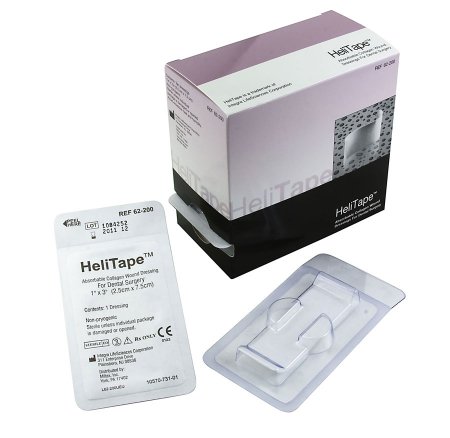 Picture of Collagen Dressing HeliTape® Collagen 1 X 3 Inch 10 per Pack62-200