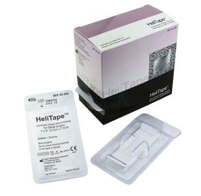 Picture of Collagen Dressing HeliTape® Collagen 1 X 3 Inch 10 per Pack62-200