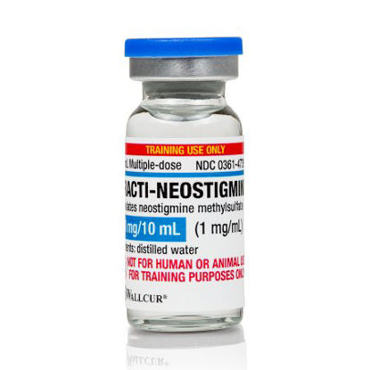 Picture of Clinical Training Medication Practi-Neostigmine™ 10 mL Vial Distilled Water Liquid108NS