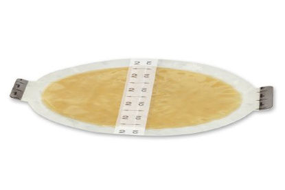 Picture of Hydrocolloid Dressing 3M™ Tegaderm™ 6-3/4 X 8 Inch Oval Sterile90004
