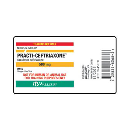 Picture of Training Medication Labels Practi-Ceftriaxone™9945CFX