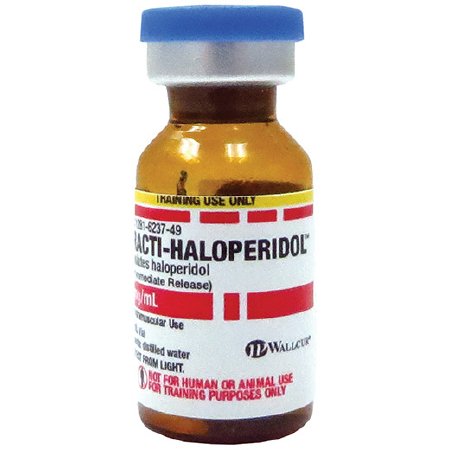Picture of Clinical Training Medication Practi-Haloperidol™ 1 mL Tint Vial Distilled Water Liquid471HL