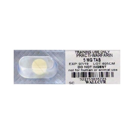 Picture of Clinical Training Medication Practi-Warfarin™ Oral Med 5 mg per Dose Blister Pack Tablet605CM