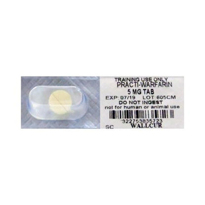 Picture of Clinical Training Medication Practi-Warfarin™ Oral Med 5 mg per Dose Blister Pack Tablet605CM