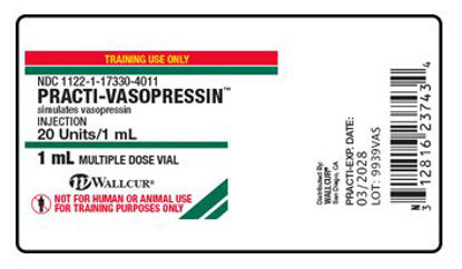 Picture of Training Medication Peel-N-Stick Labels Practi-Vasopressin™9939VAS