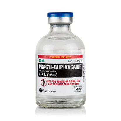 Picture of Clinical Training Medication Practi-Bupivacaine™ 50 mL Vial Distilled Water Liquid468PV
