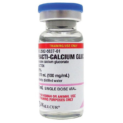 Picture of Clinical Training Medication Practi-Calcium Gluconate™ 10 mL Vial Distilled Water Liquid442CG