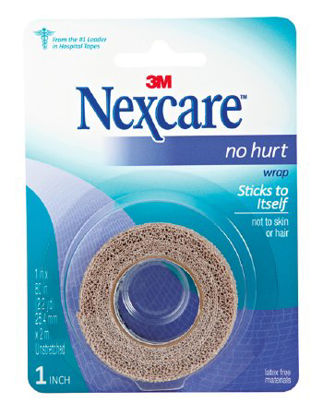 Picture of Medical Tape Nexcare™ No Hurt Self-Adherent Hypoallergenic Material 1 X 80 Inch Tan NonSterileNHT-1