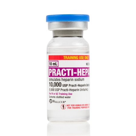 Picture of Clinical Training Medication Practi-Heparin™ (1000 USP/mL) 10 mL Vial Distilled Water Liquid416HP