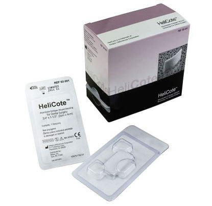 Picture of Collagen Dressing HeliCote® Collagen 3/4 X 1-1/2 Inch 10 per Pack62-201