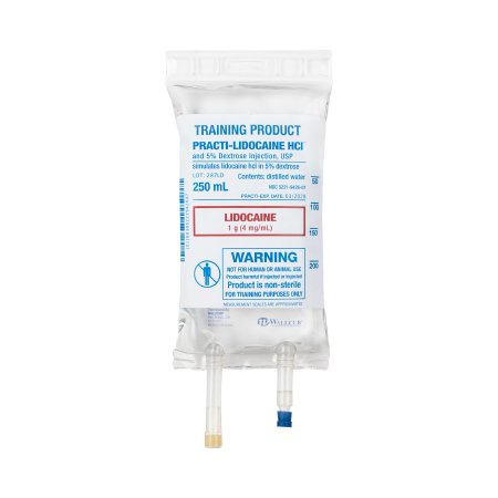 Picture of Clinical Training Medication Practi-Lidocaine HCL in 5% Dextrose™ 250 mL I.V. Bag Distilled Water Liquid287LD