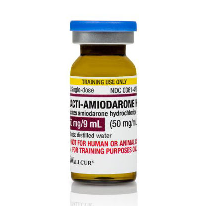Picture of Clinical Training Medication Practi-Amiodarone HCL™ 10 mL Tint Vial Distilled Water Liquid486AM