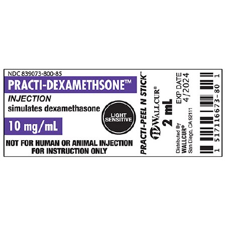 Picture of Training Medication Peel-N-Stick Labels Practi-Dexamethasone™9925DXM