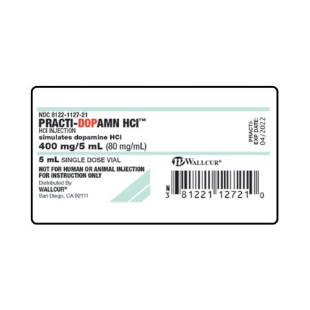 Picture of Training Medication Peel-N-Stick Labels Practi-Dopamine HCI™ 5 mL9940DPN