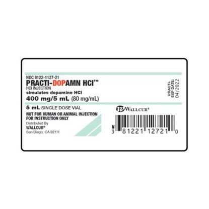 Picture of Training Medication Peel-N-Stick Labels Practi-Dopamine HCI™ 5 mL9940DPN