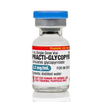 Picture of Clinical Training Medication Practi-Glycopyrrolate™ 1 mL Vial Distilled Water Liquid109GP