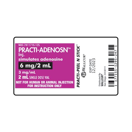 Picture of Training Medication Peel-N-Stick Labels Practi-Adenosine™9920ADN