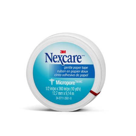 Picture of Medical Tape Nexcare™ Micropore™ Skin Friendly Paper 1/2 Inch X 10 Yard White NonSterile530-P1/2