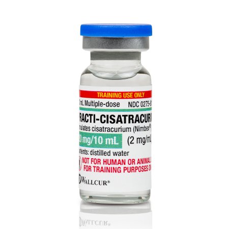 Picture of Clinical Training Medication Practi-Cisatracurium™ 20 mg / 10 mL Vial Distilled Water Liquid102CT