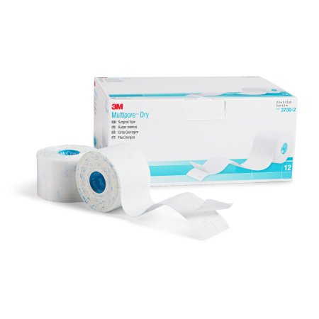 Picture of Dressing Retention Tape with Liner 3M™ Multipore™ Dry Water Resistant Pique 2 Inch X 5-1/2 Yard White NonSterile3730-2