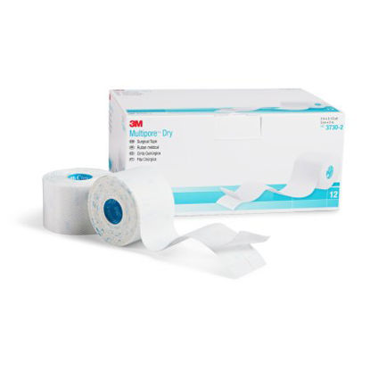 Picture of Dressing Retention Tape with Liner 3M™ Multipore™ Dry Water Resistant Pique 2 Inch X 5-1/2 Yard White NonSterile3730-2
