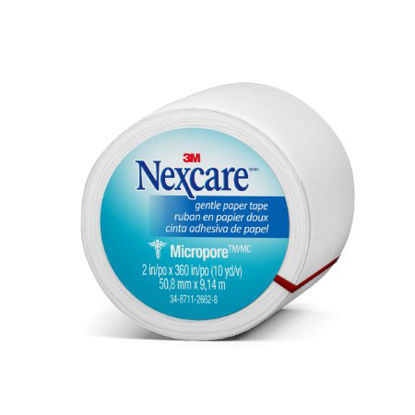 Picture of Medical Tape Nexcare™ Micropore™ Skin Friendly Paper 2 Inch X 10 Yard White NonSterile530-P2