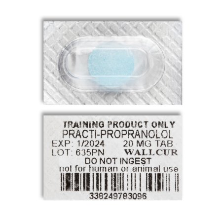 Picture of Clinical Training Medication Practi-Propranolol™ 20 mg per Dose Blister Pack Tablet635PN