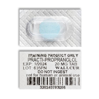 Picture of Clinical Training Medication Practi-Propranolol™ 20 mg per Dose Blister Pack Tablet635PN