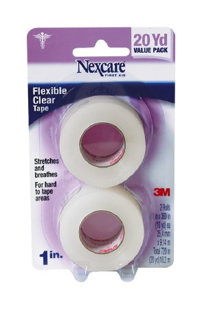 Picture of Medical Tape Nexcare™ Transpore™ Water Resistant Plastic 2 Inch X 10 Yard Transparent NonSterile527-P1