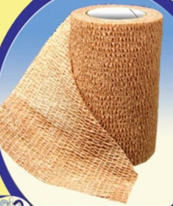 Picture of Cohesive Bandage Brace Yourself for Action 2 Inch X 5 Yard Standard Compression Self-adherent Closure Beige NonSterile99390