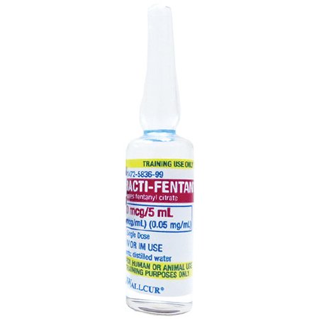 Picture of Clinical Training Medication Practi-Fentanyl™ 5 mL Ampule Distilled Water Liquid477FN