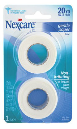 Picture of Medical Tape Nexcare™ Gentle Skin Friendly Paper 1 Inch X 10 Yard White NonSterile781-2PK