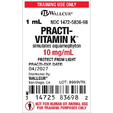 Picture of Training Medication Peel-N-Stick Labels Practi-Vitamin K™9909VTK