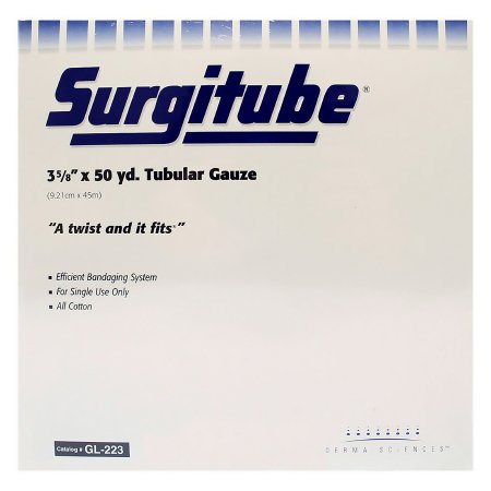 Picture of Tubular Retainer Dressing Surgitube® Cotton 3-5/8 Inch X 50 Yard Size 5 White Leg / Thigh / Head NonSterileGL223