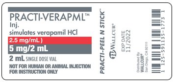 Picture of Training Medication Peel-N-Stick Labels Practi-Verapamil HCI™9916VML