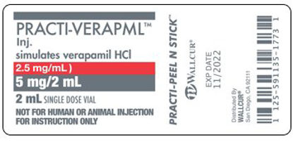 Picture of Training Medication Peel-N-Stick Labels Practi-Verapamil HCI™9916VML
