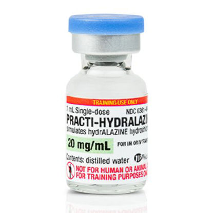 Picture of Clinical Training Medication Practi-Hydralazine™ 1 mL Vial Distilled Water Liquid107HD