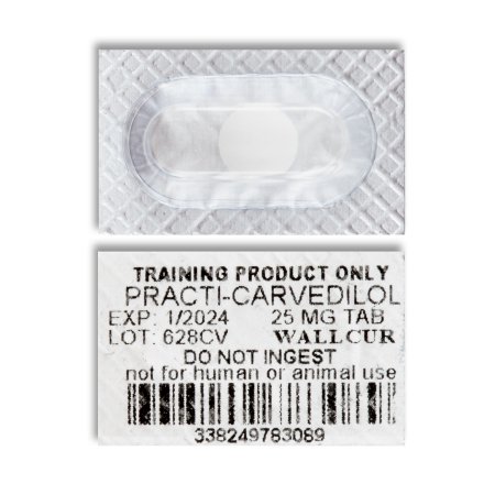 Picture of Clinical Training Medication Practi-Carvedilol™ 25 mg per Dose Blister Pack Scored Tablet628CV