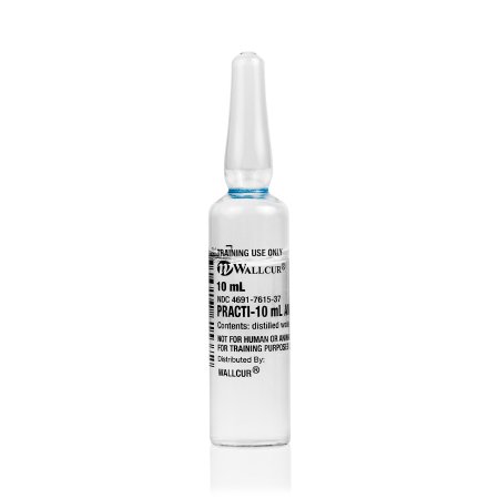 Picture of Clinical Training Medication Practi-10 mL Amp™ 10 mL Ampule Distilled Water Liquid432PA
