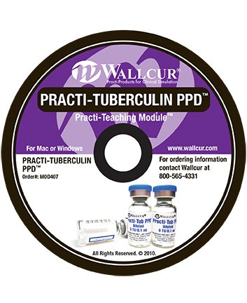Picture of Instructional CD Wallcur® Practi-Tuberculin PPD Teaching Module™MOD407