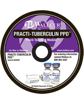 Picture of Instructional CD Wallcur® Practi-Tuberculin PPD Teaching Module™MOD407