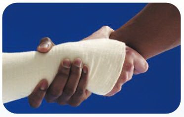 Picture of Elastic Tubular Support Bandage Tensogrip® 4 Inch X 11 Yard Pull On White Size F NonSterile7151600