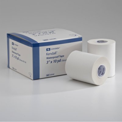 Picture of Medical Tape Kendall™ Waterproof Cloth 1/2 Inch X 10 Yard White NonSterile3063C