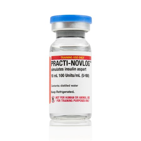Picture of Clinical Training Medication Practi-Novlog (Insulin Aspart)™ 10 mL Vial Distilled Water Liquid445NL