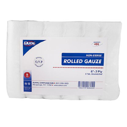 Picture of Conforming Bandage Dukal™ Cotton 2-Ply 6 Inch X 5 Yard Roll Shape NonSterile406