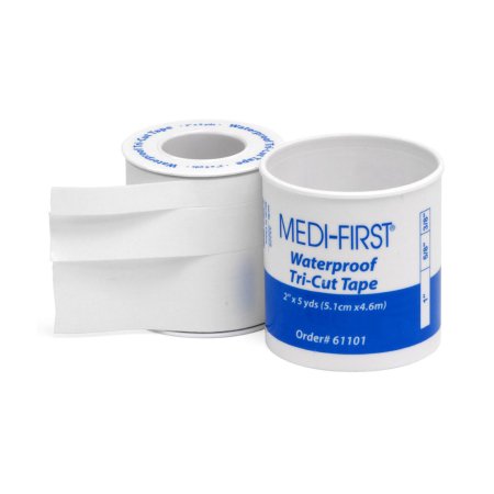 Picture of Medical Tape Medi-First® Waterproof Adhesive 3/8 / 5/8 / 1 Inch X 5 Yard White NonSterile61101