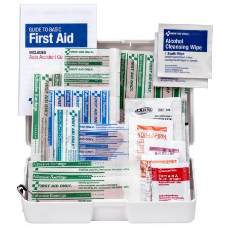 Picture of First Aid Kit First Aid Only® White Plastic CaseFAO-120