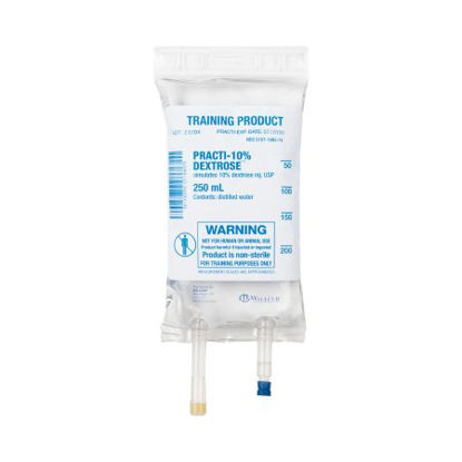 Picture of Clinical Training Medication Practi-Dextrose 10%™ 250 mL I.V. Bag Distilled Water Liquid232DX